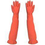 Gants longs de vaisselle en caoutchouc, gants de mnage  manche longue, gants de nettoyage de cuisine ...