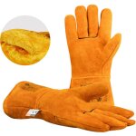 Gants moto hiver cuir vache épais 31cm isolation thermique conducteur froid peluche durable protection ... Gants moto hiver cuir vache épais 31cm isolation thermique conducteur froid peluche durable protection ...