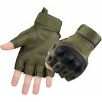 Gants de protection articulaire, demi - doigts en caoutchouc rigide pour exercices en plein air, escalade, ...