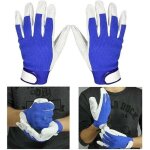 Gants de soudage, gant en cuir r�sistant � la chaleur pour soudeur tig / griller / barbecue / four / ...