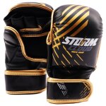 Gants de sparring stormcloud lynx mma noir / or 7oz xs