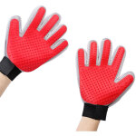 Gants de toilettage pour animaux de compagnie, gant de brosse pour l'�pilation en douceur, gant de massage ...