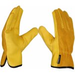 Csparkv - gants de travail en cuir rsistant(xl)aux pines pour le jardinage, la construction de jardin ...
