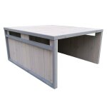 Wiltec - garage de robot tondeuse ? 800 x 700 x 380 mm ? couleur grise ? en bois massif et avec toit ... Wiltec - garage de robot tondeuse ? 800 x 700 x 380 mm ? couleur grise ? en bois massif et avec toit ...