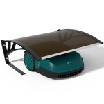 Garage de tondeuse robot abri 104x80x50 cm marron