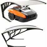 Arebos - garage pour robot tondeuse protection toit transparent