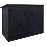 Garage à vélos pour 1 personne coffre abris à vélos verrouillable 152x184x98cm anthracite 040003206 Garage à vélos pour 1 personne coffre abris à vélos verrouillable 152x184x98cm anthracite 040003206