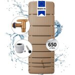 Garantia - 4rain kit cuve murale slim 650l taupe avec robinet pe imitation laiton et collecteur filtrant ...