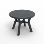 Garbar dalia table ronde recycl�e int�rieure, ext�rieure �100 gris
