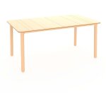 Garbar noa table rectangulaire recyclée intérieur, extérieur 160x90 pied jaune feu - tableau jaune feu ... Garbar noa table rectangulaire recyclée intérieur, extérieur 160x90 pied jaune feu - tableau jaune feu ...