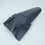 Garde boue arri�re gris pour moto fantic 125 xe 2023 � 2024