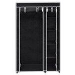 Garde - robe?armoire pliable noir 110 x 45 x 175 cm cfw53939