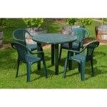 Garden life - table ronde rsine 90 cm Garden life - table ronde rsine 90 cm
