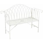 Gardeness - banc en fer battant en plein air georgie