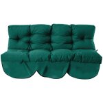 Coussins de sige touffets pour banc de balanoire d'extrieur, rsistants  l'eau et ignifuges, coussin ...