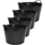 Garronda lot de 4 seaux flexibles en polypropyl�ne 26 l bacs universels usage maison jardin garage atelier ...