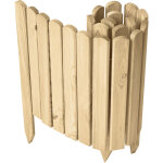 Garronda clture de jardin en bois bordure jardin cloture jardin exterieur, palissade bordurette longueur: ...