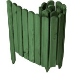Garronda clture de jardin en bois bordure jardin cloture jardin exterieur, palissade bordurette longueur: ...