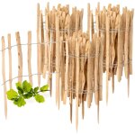 Garronda cloture jardin exterieur � planter en noisetier, cl�ture jardin, cl�ture bois, bordure en bois, ...