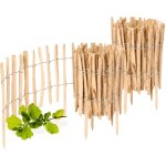 Garronda cloture jardin exterieur � planter en noisetier, cl�ture jardin, cl�ture bois, bordure en bois, ...
