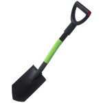 Garronda mini pelle b�che ronde en m�tal, manche en bois, jardin, voiture, camping, longueur : 78 cm, ...