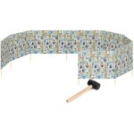 Garronda paravent plage coupe - vent camping brise - vent avec marteau en caoutchouc 12 m gaex001 (impression ...