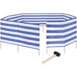 Garronda paravent plage coupe - vent camping brise - vent avec marteau en caoutchouc gaex001 (rayures, ...