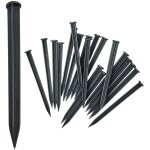 Garronda piquets d?ancrage pour bordure jardin, lot de 50 fixations pour bordurette flexible et rouleau, ...