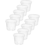 Garronda pots horticulture ronds transparents pots pour culture de plants de plantes et fleurs gd - 0024 ...