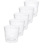 Garronda pots horticulture ronds transparents pots pour culture de plants de plantes et fleurs gd - 0024 ...