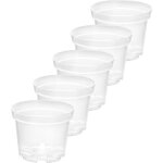 Garronda pots horticulture ronds transparents pots pour culture de plants de plantes et fleurs gd - 0024 ...