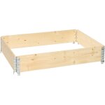 Garronda potager surlev en bois naturel 120x80x20 cm pour jardin ? jardinire rectangulaire 1 picespour ...