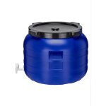 Garronda r�cup�rateur d'eau de pluie large 100 litres sans bpa avec robinet et couvercle jerrican pour ...