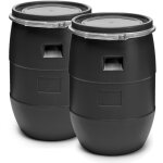 Garronda rservoir d'eau de 2 x 60 litres, baril alimentaire, ft  large ouverture en hdpe et sans bpa, ...