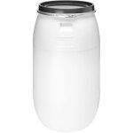 Garronda rservoir d'eau de 220 litres, baril alimentaire, ft  large ouverture en hdpe et sans bpa, ...