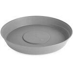 Garronda soucoupe pour plantes plastique plateaux pot de felurs et plantes gd - 0023 (gris, ? 16cm h ...