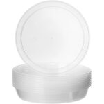 Garronda soucoupes pour pots horticulture ronds gd - 0026 (10 pi�ces transparent, ? 14cm h 2, 2cm)