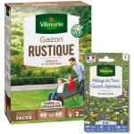Gazon rustique - 1 kg + gazon japonais - 4 m� - m�lange de fleurs vilmorin