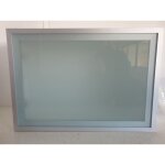 Porte de cuisine har alu h420xl600 vitree gd menuiseries