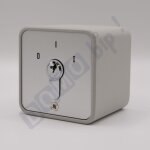 Geba s apz 1 - 1r / 2 - contacteur � cl� marche / arr�t en applique pour automatisme portail / garage ...