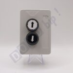 Kdt 2v v2 - bouton poussoir filaire pour portails ou porte motorisée - no 250v - 2 boutons - ip65 - boîtier ... Kdt 2v v2 - bouton poussoir filaire pour portails ou porte motorisée - no 250v - 2 boutons - ip65 - boîtier ...