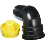 Union - pour geberit 366061161 pipe de wc murale en polythylne 90 degrs dn90 / 90 pour gis et duofix ...