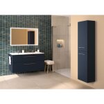 Geberit - colonne mi - haute selva avec 1 porte - gamme modulable - poign�e / porte - serviettes - rangement ...