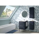 Geberit - colonne mi - haute selva avec 1 porte - gamme modulable - poign�e / porte - serviettes - rangement ...