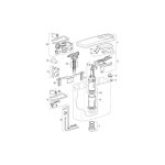 Geberit - console avec poignée de commande pour ap 140 reservoir de chasse 1 touche Geberit - console avec poignée de commande pour ap 140 reservoir de chasse 1 touche