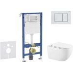 Geberit duofix - set b�ti - support, cuvette gaia et abattant softclose, plaque de d�clenchement delta30, ...