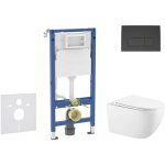 Geberit duofix - set de bti - support, cuvette gaia et abattant softclose, plaque de dclenchement delta50, ...