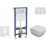 Geberit duofix - set de b�ti - support, cuvette oudee et abattant softclose, plaque de d�clenchement ...