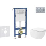Geberit duofix - set de b�ti - support, cuvette oudee vortex et abattant softclose, plaque de d�clenchement ...