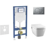 Geberit duofix - set b�ti - support, cuvette teceone et abattant softclose, plaque de d�clenchement sigma01, ...